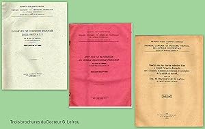 1. - Résultats des plus récentes recherches faites à l'Institut Pasteur de Brazzaville sur le dia...