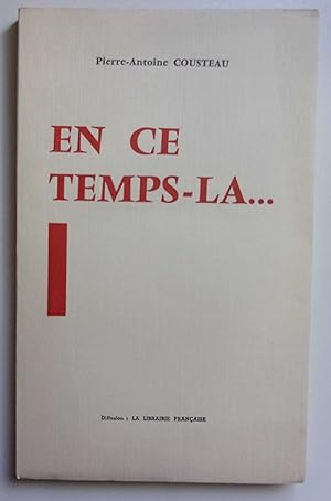 Seller image for En ce temps-l. for sale by Bonnaud Claude