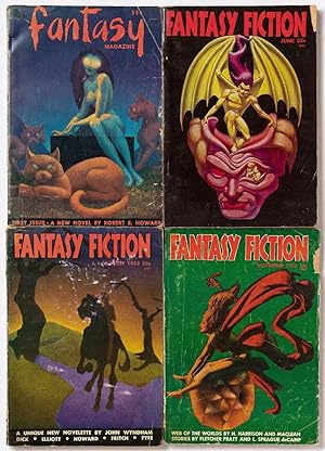 Bild des Verkufers fr Fantasy Fiction Magazine 1-4 [Complete] zum Verkauf von Between the Covers-Rare Books, Inc. ABAA