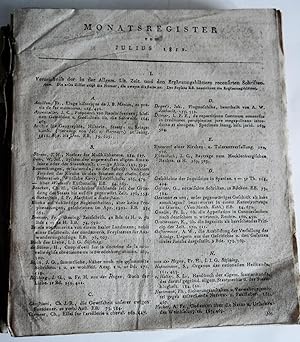 Bild des Verkufers fr Allgemeine Literatur-Zeitung. 1812. zum Verkauf von Auceps-Antiquariat Sebastian Vogler