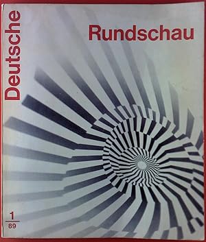 Bild des Verkufers fr Deutsche Rundschau. 89. Jahrgang, 1. Heft zum Verkauf von biblion2