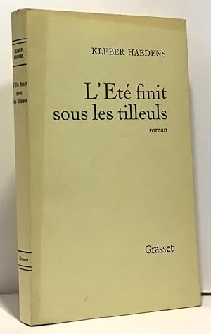 Seller image for L't finit sous les tilleuls for sale by crealivres