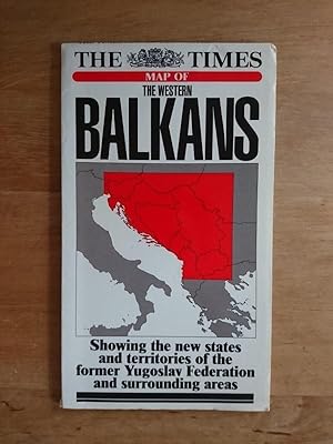 Seller image for The Times - Map of: The Western Balkan for sale by Antiquariat Birgit Gerl