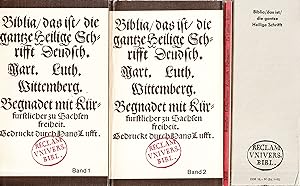 Seller image for Biblia / das ist / die gantze Heilige Schrifft Deudsch. Zwei Bnde + Ergnzungsband. for sale by Antiquariat Immanuel, Einzelhandel
