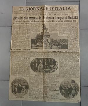 IL GIORNALE D'ITALIA, numero 134 del 5 giugno 1933- ANNO DECIMO, Roma, Giornale d'Italia, 1933