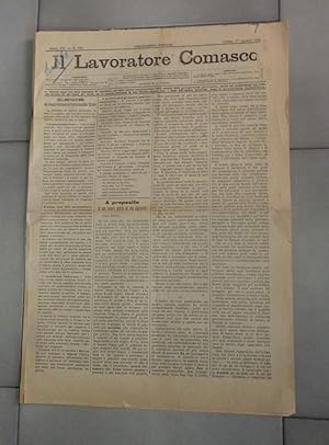 IL LAVORATORE COMASCO, numero 352 del 17 agosto 1895 ANNO VII-, Como, Tipografia Cooperativa, 1895