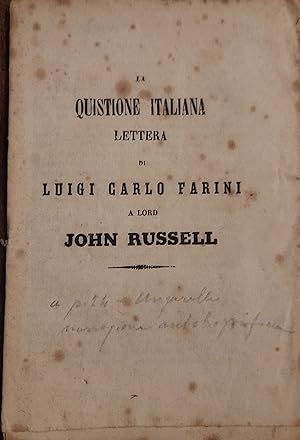 LA QUISTIONE ITALIANA.