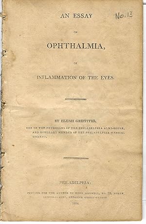 AN ESSAY ON OPHTHALMIA, OR INFLAMMATION OF THE EYES