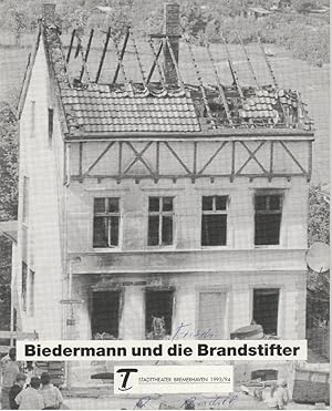 Imagen del vendedor de Programmheft Max Frisch: Biedermann und die Brandstifter. Premiere 22. Januar 1994 Spielzeit 1993 / 94 Heft 17 a la venta por Programmhefte24 Schauspiel und Musiktheater der letzten 150 Jahre