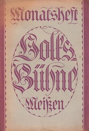 Bild des Verkufers fr Volksbhne Meien. Mitteilungsblatt. Dezember 1927. Nummer 4 der Spielzeit 1927 / 1928. Monatsheft. Mit der Besetzungsliste zu ' Das Grabmal des unbekannten Soldaten ' von Paul Raynal. Spielleitung: Alexander Hartungen / Darsteller: Gnter Paris, Paul Bornstedt, Hilde Malzer // zum Verkauf von Antiquariat Carl Wegner