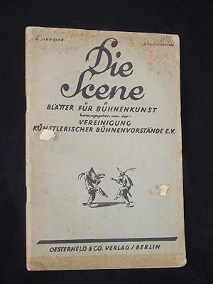 Die Scene. Blätter für Bühnenkunst. 16. Jahrgang, Heft 7/ 8, Juli/ August 1926. Herausgegeben von...