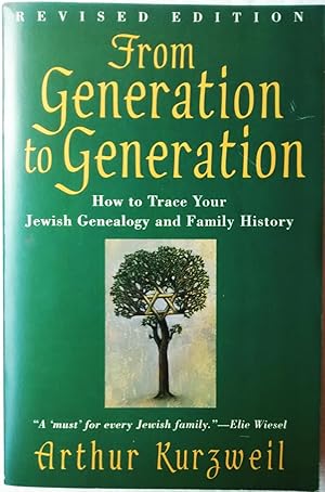 Seller image for From Generation to Generation: How to Tace Your Jewish Genealogy and Family History for sale by Generations Press