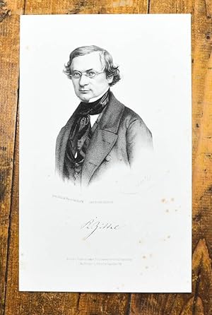 Bild des Verkufers fr Lithographie-Portrt von Schertle. K. Zittel. zum Verkauf von Antiquariat Thomas Rezek