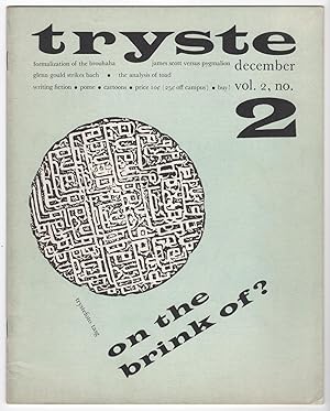 Image du vendeur pour Tryste, Volume 2, Number 2 (December 1965) mis en vente par Philip Smith, Bookseller