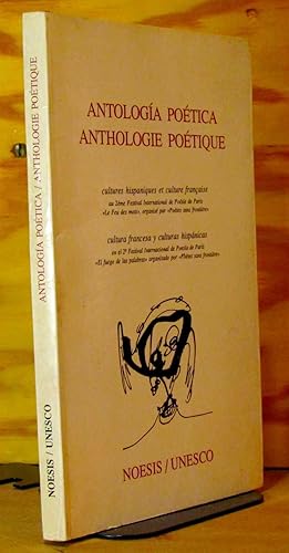 Seller image for ANTOLOGI A POE TICA - ANTHOLOGIE POE TIQUE for sale by Livres 113