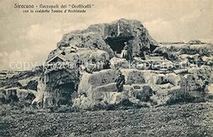 Immagine del venditore per Postkarte Carte Postale 43200119 Siracusa Necropoli dei Grotticelli Siracusa venduto da Versandhandel Boeger