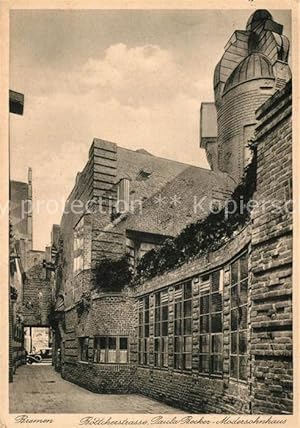 Bild des Verkufers fr Postkarte Carte Postale 43243311 Bremen Paula Becker Modersohn Haus Bremen zum Verkauf von Versandhandel Boeger