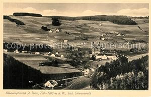 Bild des Verkufers fr Postkarte Carte Postale 43304640 St Peter Schwarzwald Maria Lindenberg Wallfahrtskirche St Peter Schwarz zum Verkauf von Versandhandel Boeger