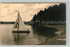 Postkarte Carte Postale 43319770 Suwalszczyzna Jezioro Wigry Segelboot