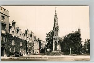 Seller image for Postkarte Carte Postale 43343134 Oxford Oxfordshire Martyr Memorial Baliol College Oxford Oxfordshire for sale by Versandhandel Boeger