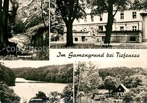 Bild des Verkufers fr Postkarte Carte Postale 43353369 Tiefensee Bad Freienwalde Gamengrund DJH Adolf Reichwein Gamemsee Tiefe zum Verkauf von Versandhandel Boeger
