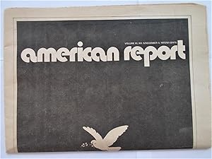 Seller image for American Report (Volume III No. 5 - December 4, 1972): Review of Religion and American Power (Newspaper) for sale by Bloomsbury Books