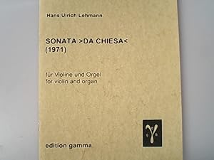 Immagine del venditore per Sonata "da chiesa" (19171) fr Violine und Orgel, for violin and organ. venduto da Antiquariat Bookfarm