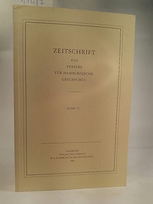 Image du vendeur pour Zeitschrift des Vereins fr Hamburgische Geschichte. Band 71. mis en vente par ANTIQUARIAT Franke BRUDDENBOOKS