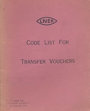 Imagen del vendedor de Station Code List for Transfer Vouchers. November 1947 a la venta por Barter Books Ltd