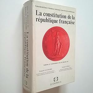 Seller image for La constitution de la rpublique franaise for sale by MAUTALOS LIBRERA