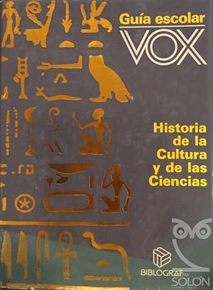 Seller image for Gua escolar Vox - Historia de la Cultura y de las Ciencias for sale by LIBRERA SOLN