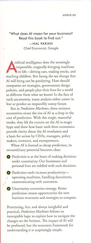 Seller image for Prediction Machines: The Simple Economics of Artificial Intelligence for sale by Michael Moons Bookshop, PBFA