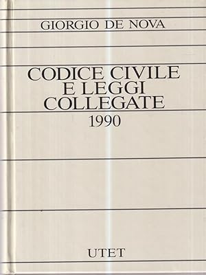 Immagine del venditore per Codice civile e leggi collegate. 1990 venduto da Miliardi di Parole