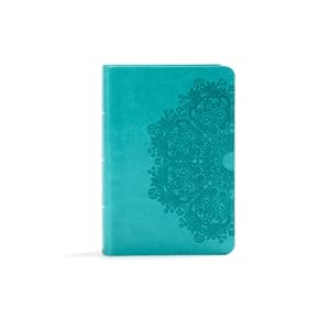 Seller image for KJV Large Print Compact Reference Bible, Teal Leathertouch (Leather / Fine Binding) for sale by BargainBookStores