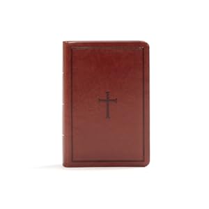 Seller image for KJV Large Print Compact Reference Bible, Brown Leathertouch (Leather / Fine Binding) for sale by BargainBookStores