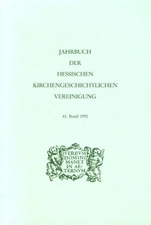 Imagen del vendedor de Jahrbuch der Hessischen Kirchengeschichtlichen Vereinigung 44. Band. a la venta por Antiquariat Liberarius - Frank Wechsler