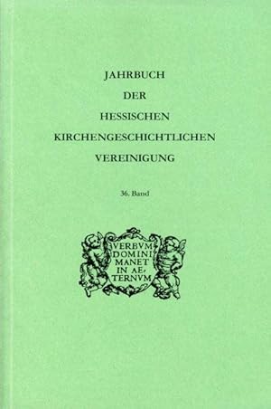 Imagen del vendedor de Jahrbuch der Hessischen Kirchengeschichtlichen Vereinigung 36. Band a la venta por Antiquariat Liberarius - Frank Wechsler