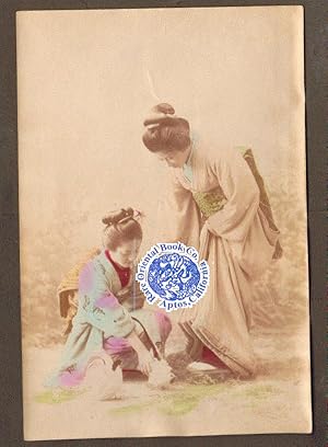Seller image for 23 HAND TINTED ALBUMEN PHOTOGRAPHS OF LATE 19TH CENTURY YOKOHAMA & JAPANESE WOME for sale by RARE ORIENTAL BOOK CO., ABAA, ILAB