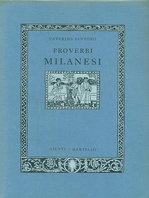 Seller image for Proverbi milanesi for sale by Miliardi di Parole
