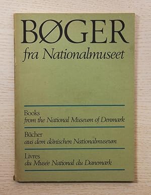 BOGER FRA NATIONALMUSEET. Books from the National Museum of Denmark