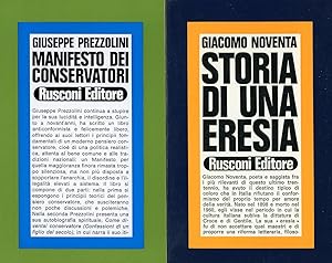 Immagine del venditore per Manifesto dei conservatori venduto da Studio Bibliografico Marini