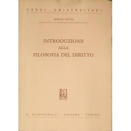 Bild des Verkufers fr Introduzione alla filosofia del diritto zum Verkauf von Libreria Antiquaria Giulio Cesare di Daniele Corradi