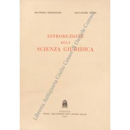 Bild des Verkufers fr Introduzione alla scienza giuridica zum Verkauf von Libreria Antiquaria Giulio Cesare di Daniele Corradi