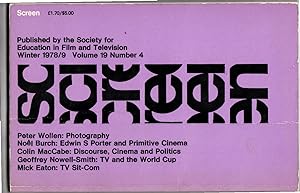 Screen Winter 1978/9 Volume 19 Number 4 | Edwin S Porter & Primitive Cinema, Colin McCabe, TV and...