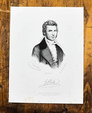 Bild des Verkufers fr Lithographie-Portrt von Schertle. G. F. Kolb. zum Verkauf von Antiquariat Thomas Rezek