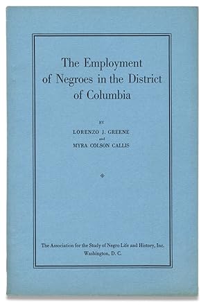 The Employment of Negroes in the District of Columbia