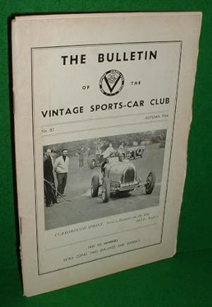 Seller image for THE BULLETIN OF THE VINTAGE SPORTS CAR CLUB No 83 Autumn 1964 for sale by booksonlinebrighton