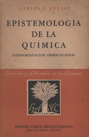 Imagen del vendedor de Epistemologa de la qumica: Fundamentacin observacional a la venta por Puertolibros.com
