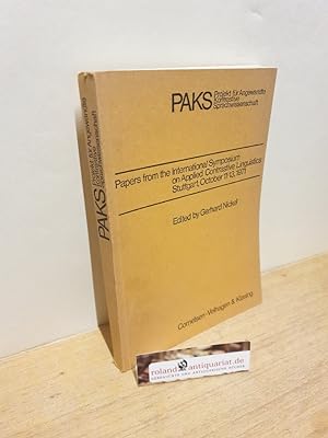 Papers from the International Symposium on Applied Contrastive Linguistics : Stuttgart, Oct. 11 -...