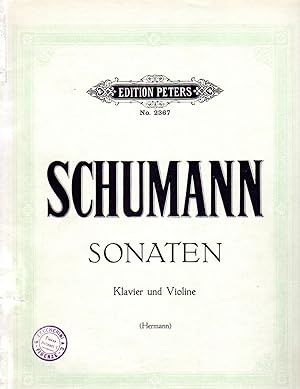 Violin Sonatas, Op.105 and Op.121 [PIANO FULL SCORE & VIOLIN PART]